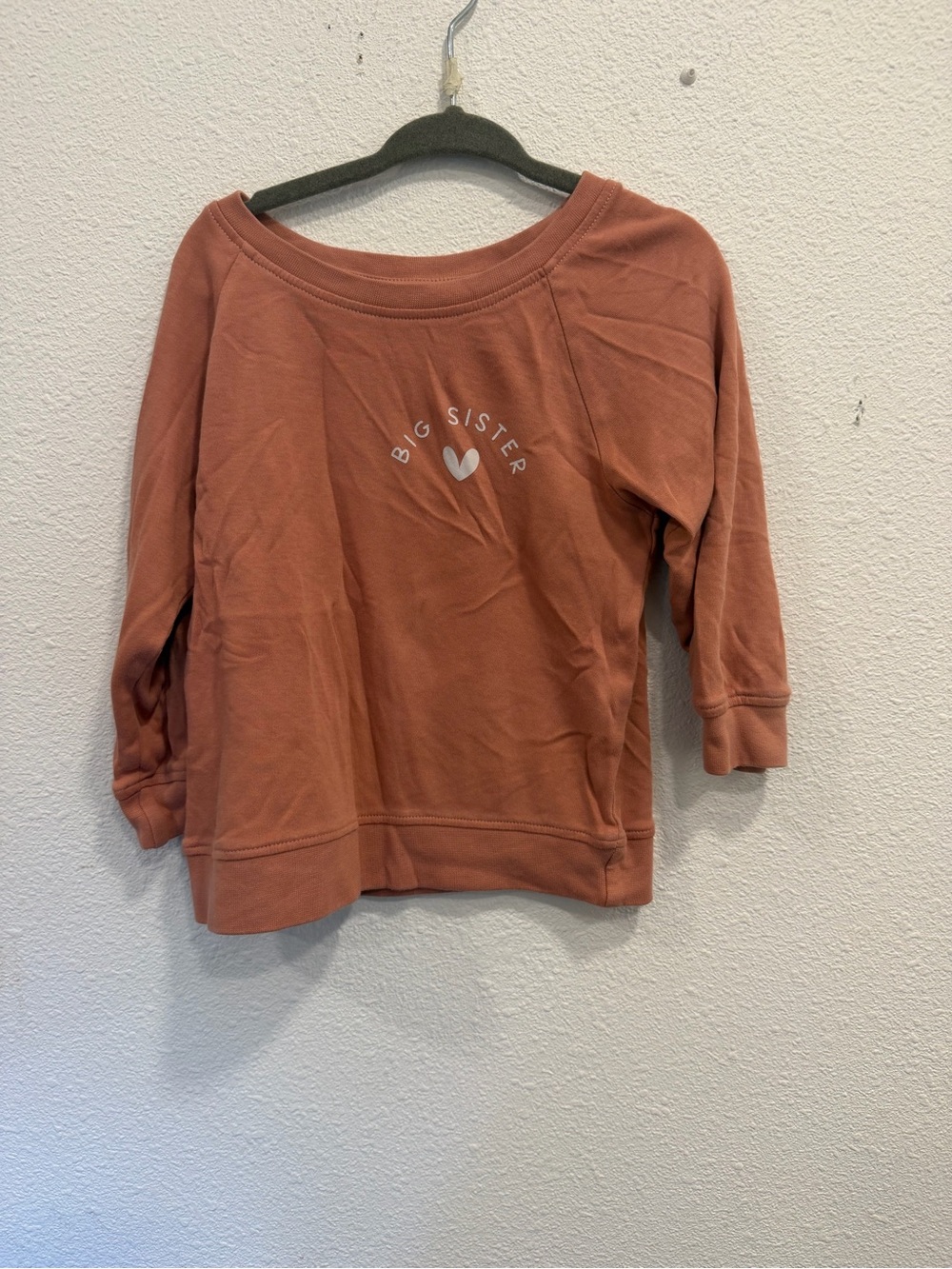 Colored Organics Rust Pink 'Big Sister' Tee - 3T